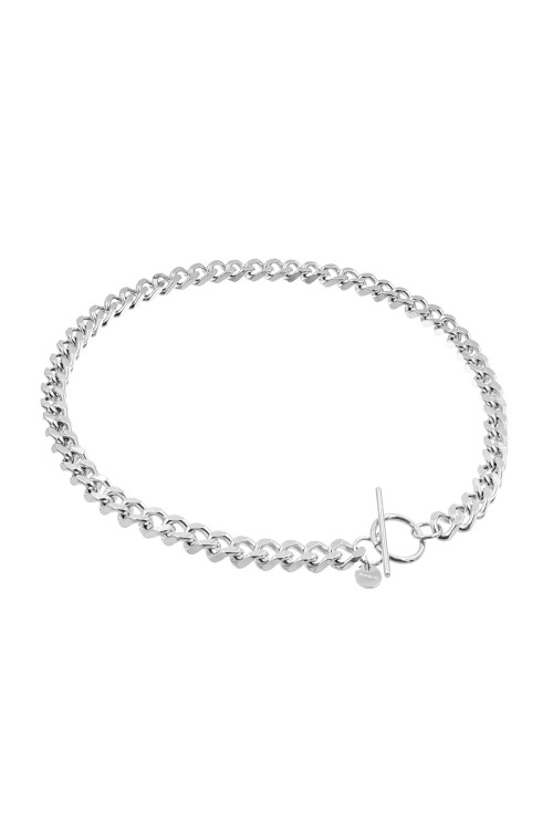 Naszyjnik pancerka typu choker ze stali szlachetnej
