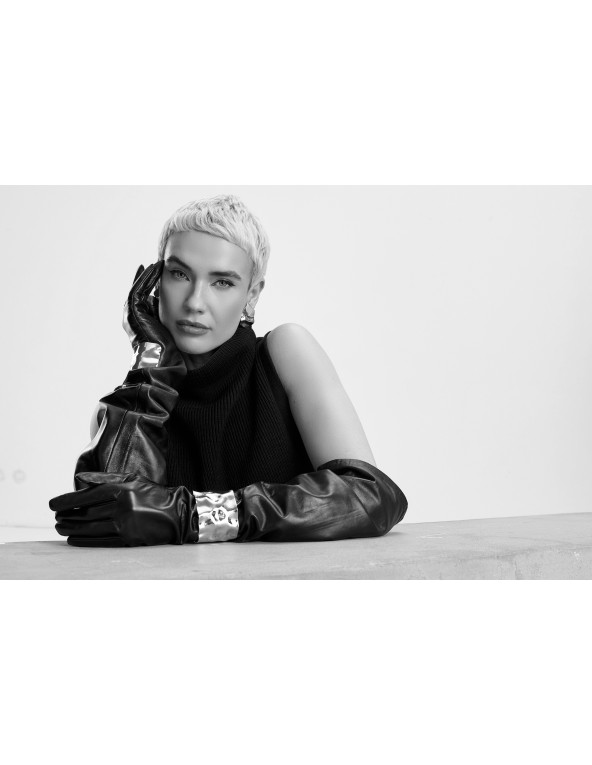 Kolczyki gniecione blaszki ze stali szlachetnej na sztyft