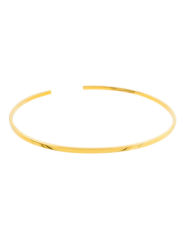 Delikatny choker z pozłacanej stali szlachetnej