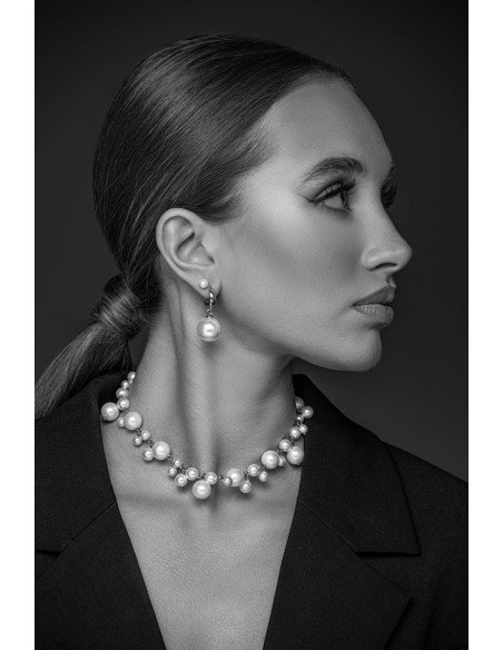 Kolczyki z perłą ze stali szlachetnej – klasyczne i eleganckie