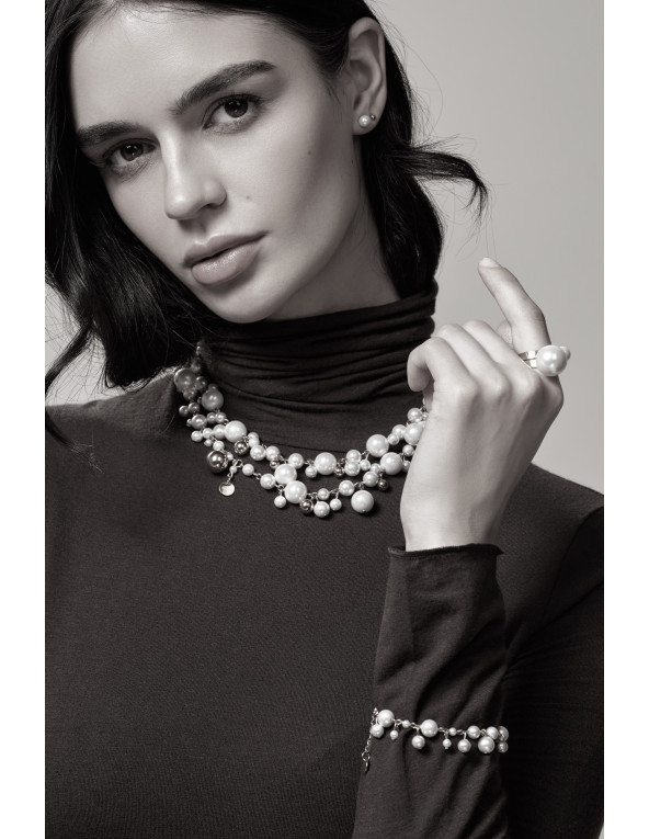 Kolczyki kuleczki perełki 6mm