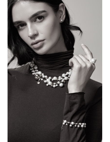 Kolczyki kuleczki perełki 6mm