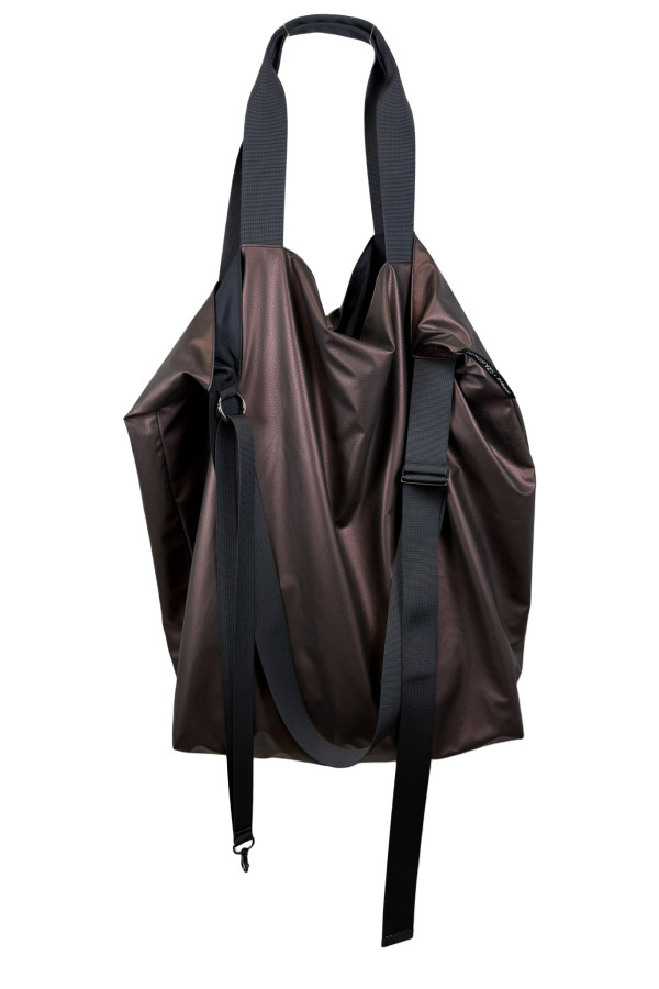 TWIN Brassy | shopper w odcieniu mosiądzu | moora.pl