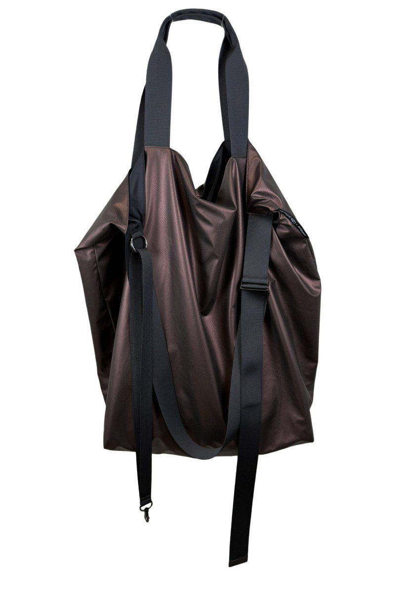 TWIN Brassy | shopper w odcieniu mosiądzu | moora.pl