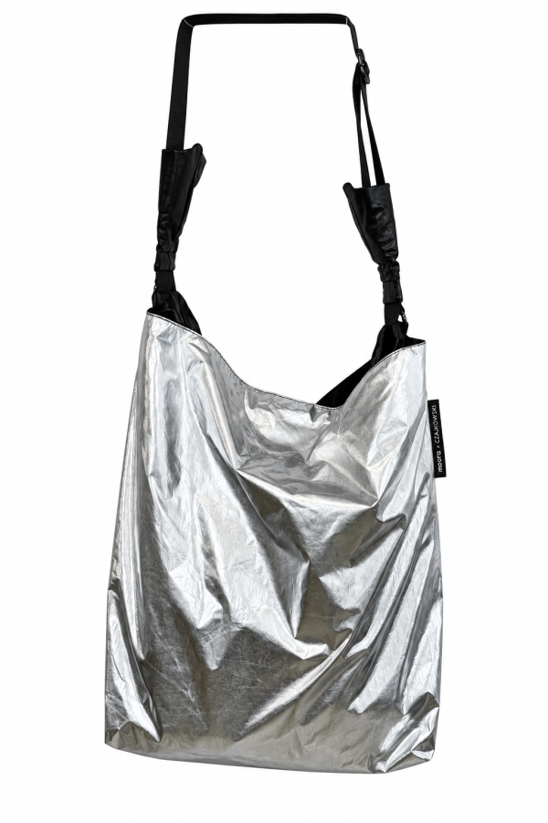 Torba SMART SILVER  metaliczny worek z ortalionu | moora.pl