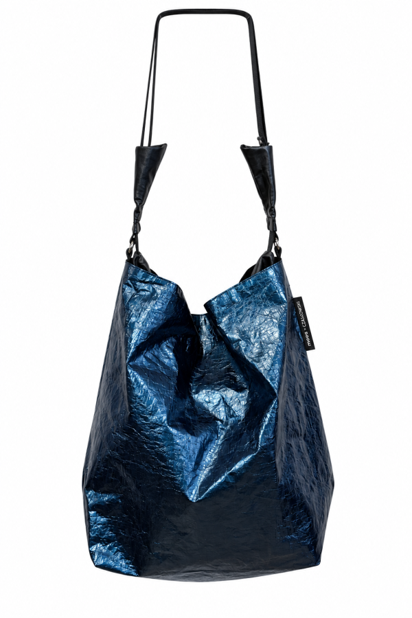 Torba SMART ELECTRIC BLUE metaliczny niebieski worek | moora.pl