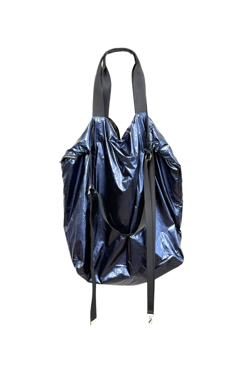 TWIN Metalic Blue | ultra lekka torba shopper | moora.pl
