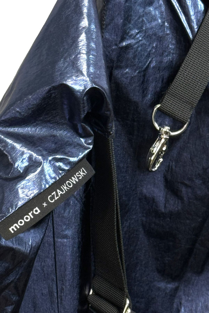 TWIN Metalic Blue | ultra lekka torba shopper | moora.pl