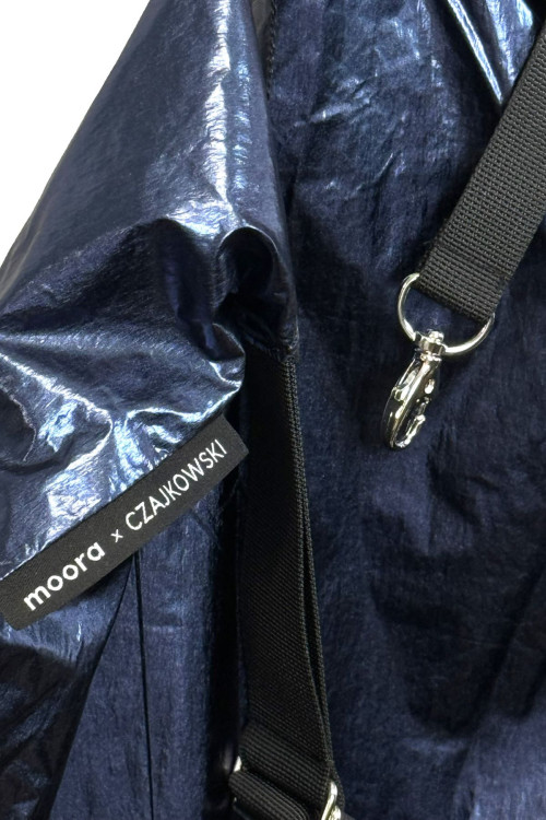 TWIN Metalic Blue | ultra lekka torba shopper | moora.pl