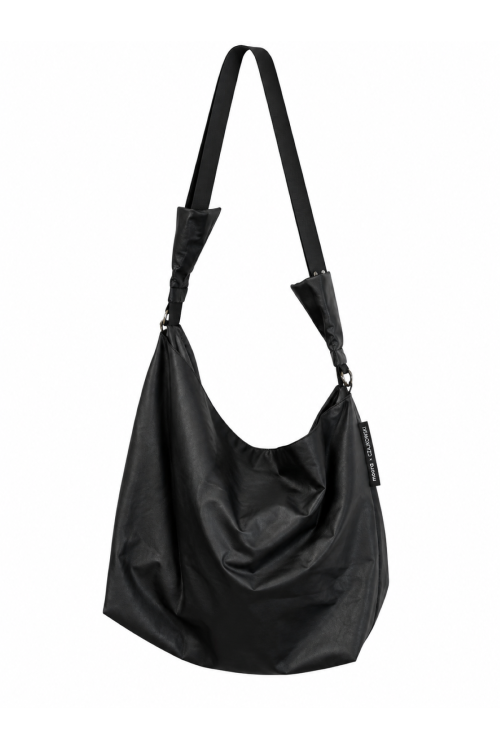 Torba SMART BLACK MAT | worek i nerka z matowej eko skóry | moora.pl