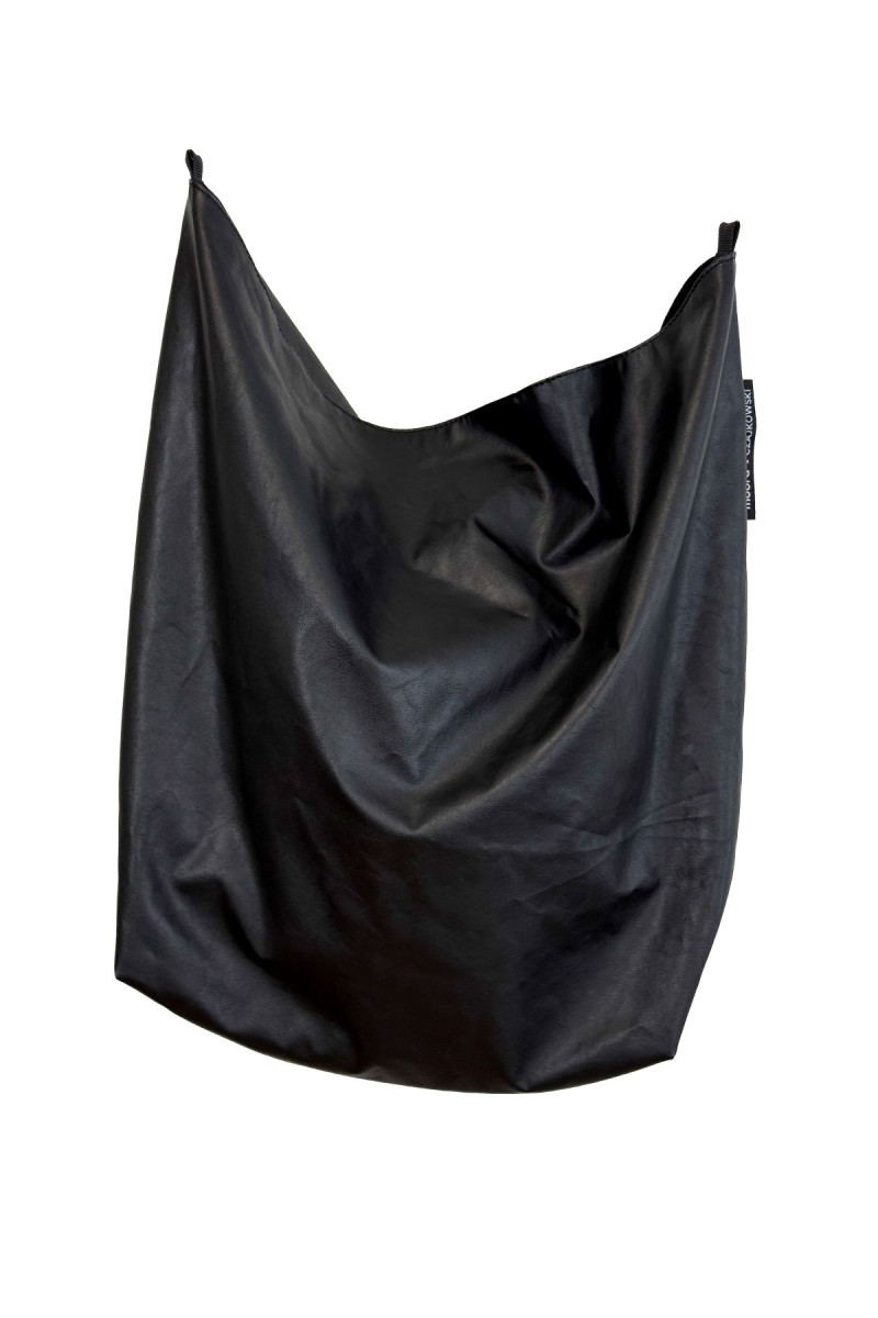 Torba SMART BLACK MAT | worek i nerka z matowej eko skóry | moora.pl