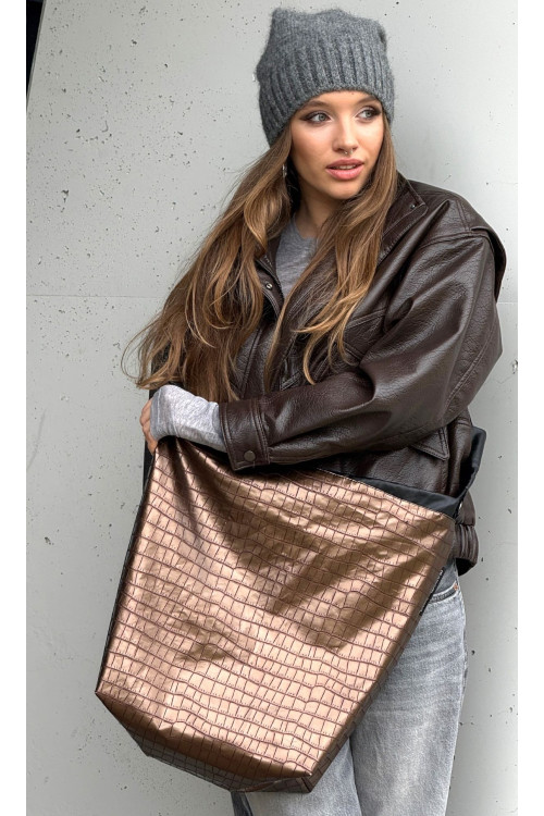 Torba SMART CAMEL metaliczny worek z tłoczeniem | moora.pl